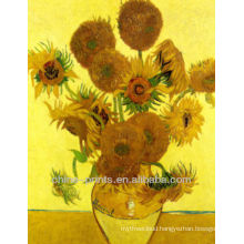 Famous Van Gogh's Sunflower Oil Painting On Canvas
